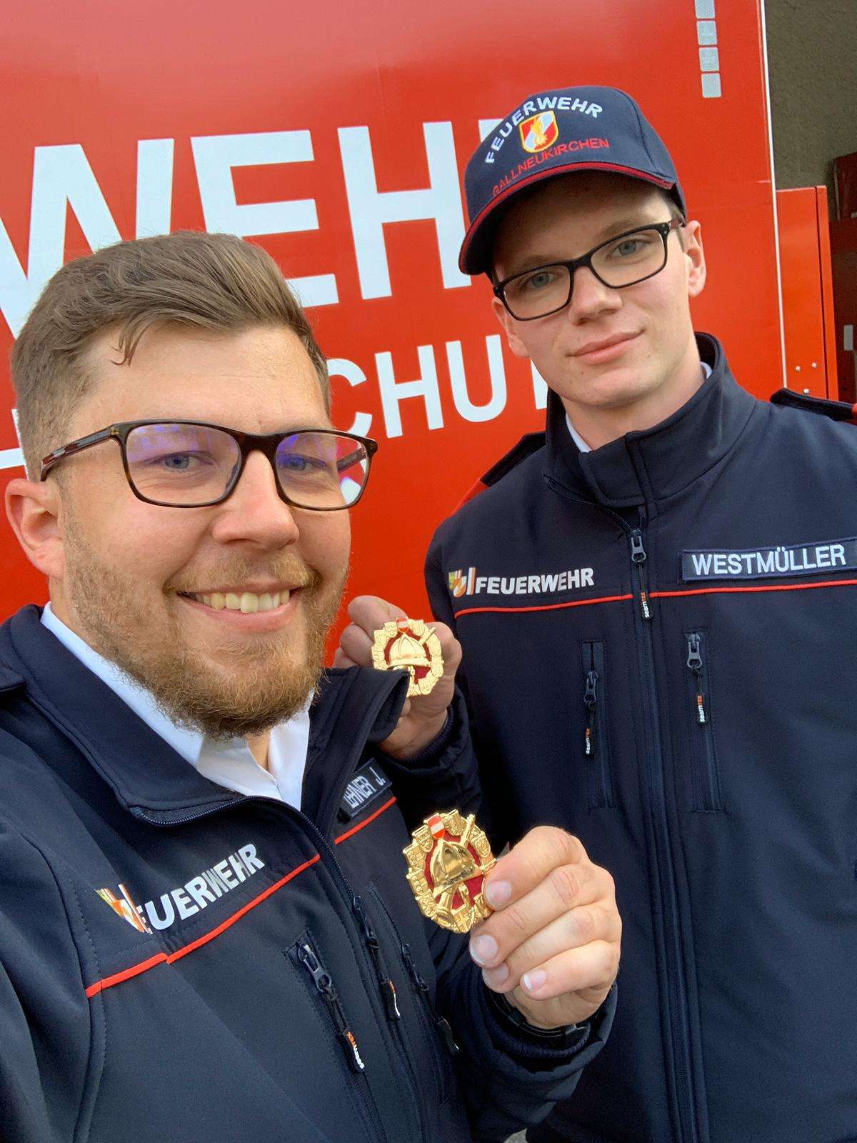 Doppel-Gold bei Feuerwehr-Matura