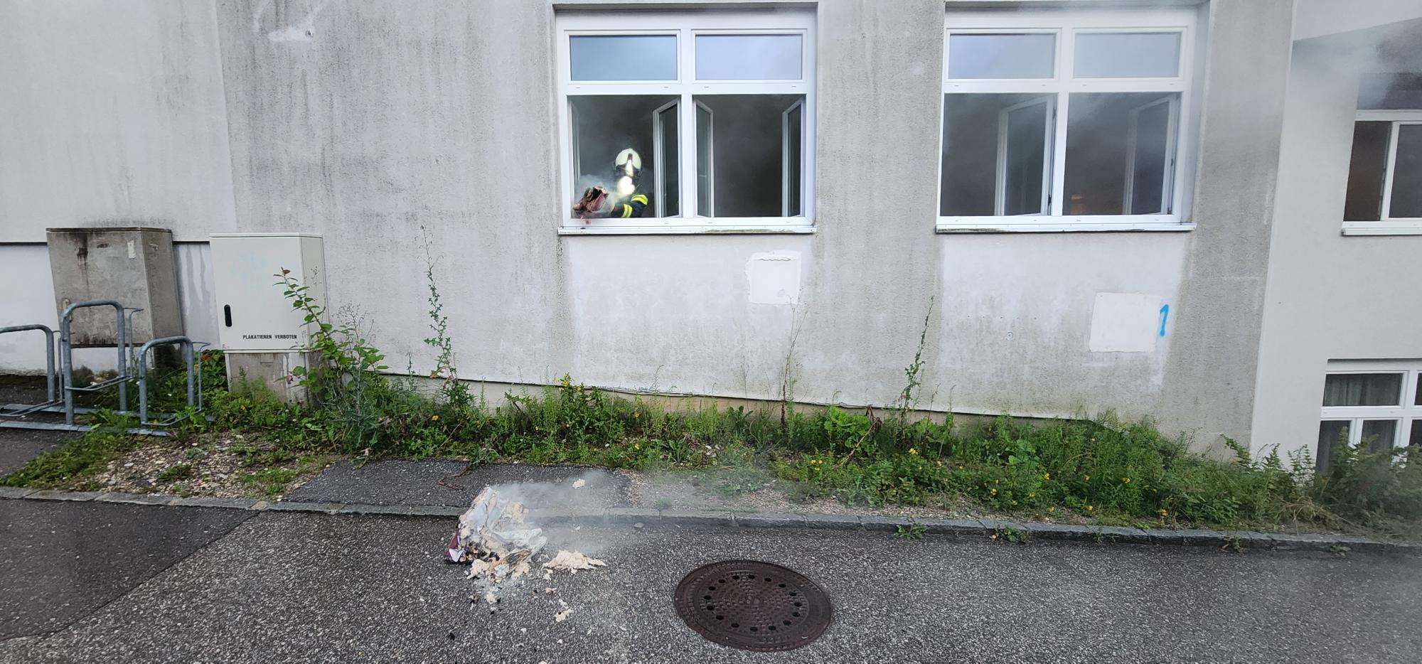 Kleinbrand in der Mittelschule