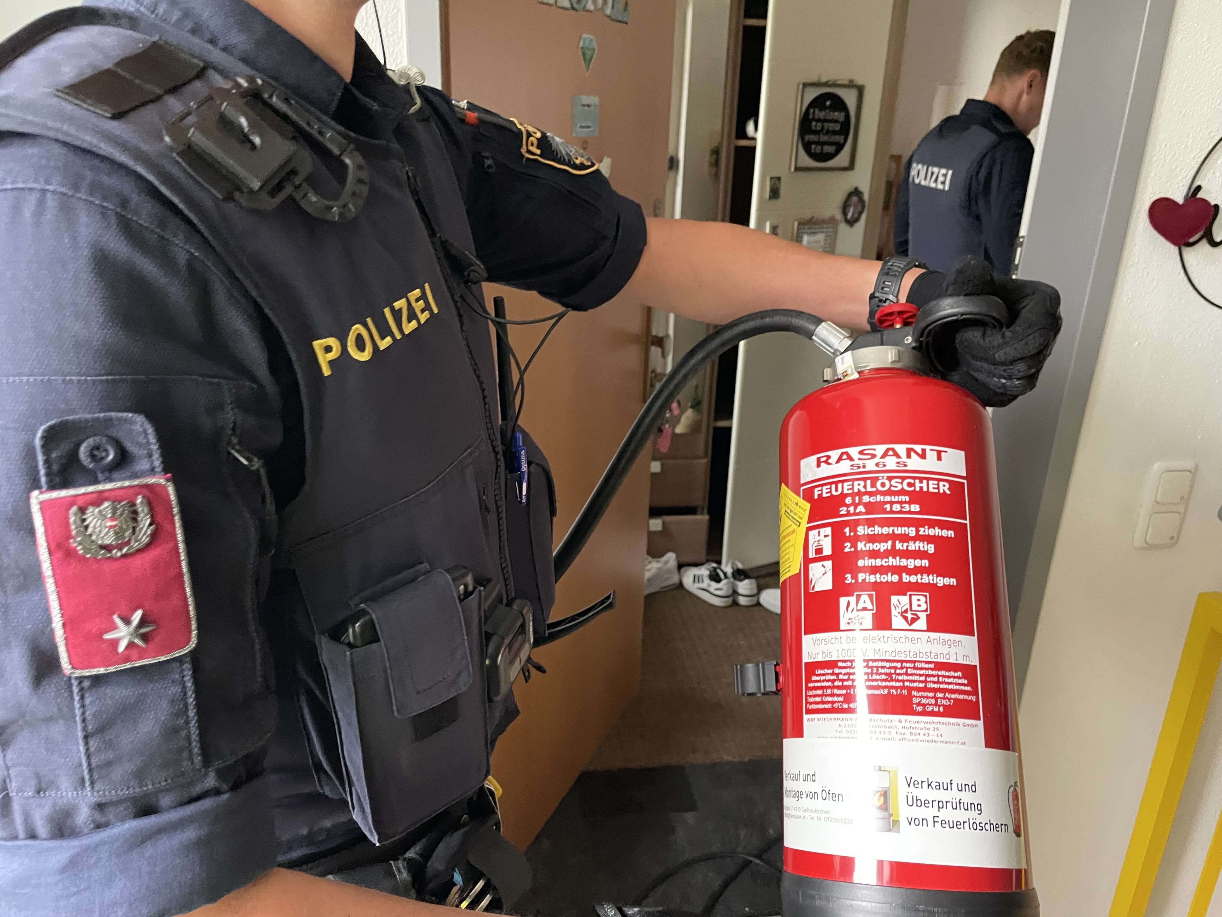Wohnungsbrand endet glimpflich