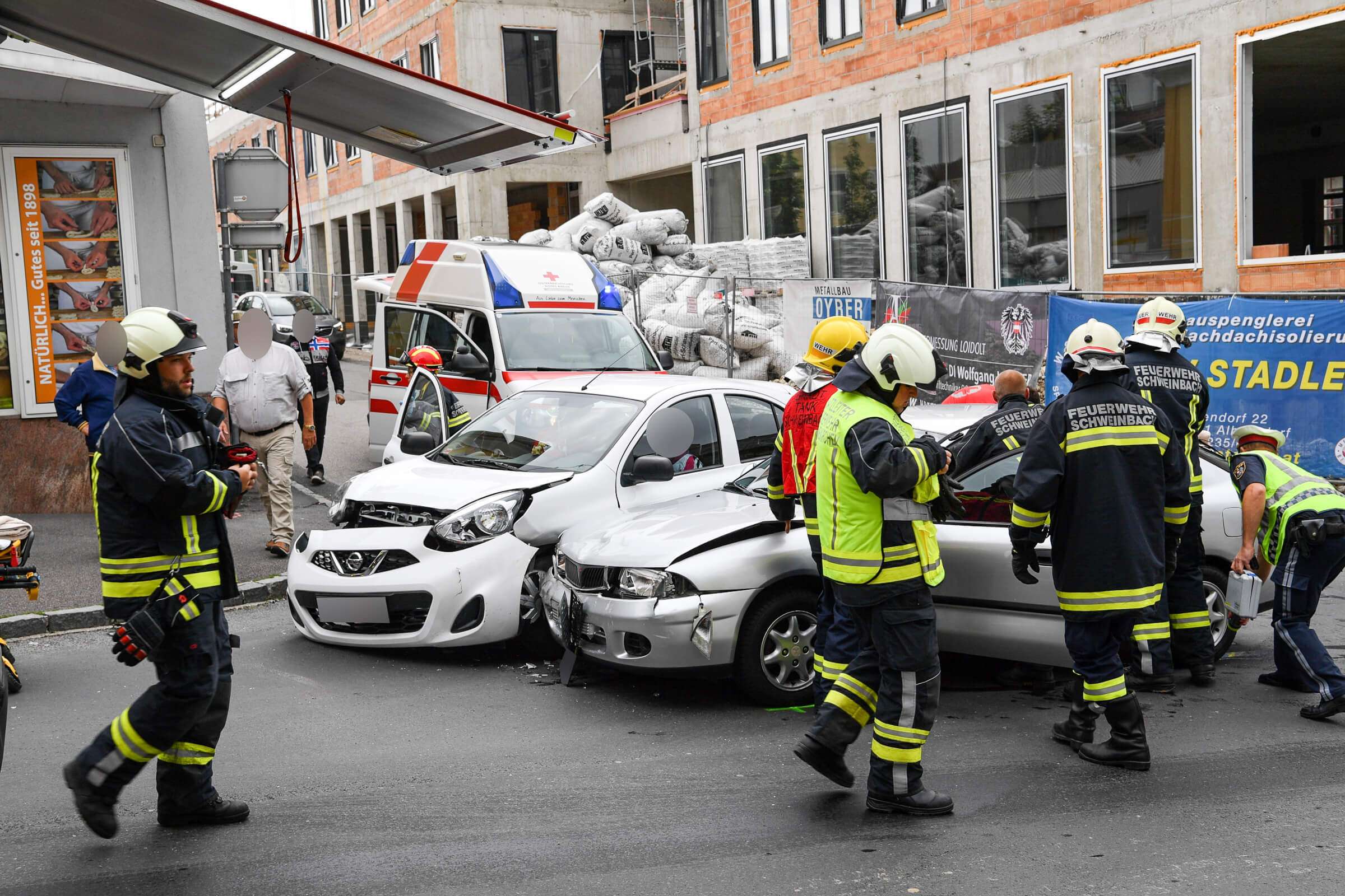 Verkehrsunfall bei der Winklerkreuzung