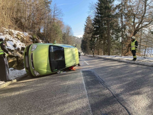 Verkehrsunfall im Gemeindegebiet von Alberndorf