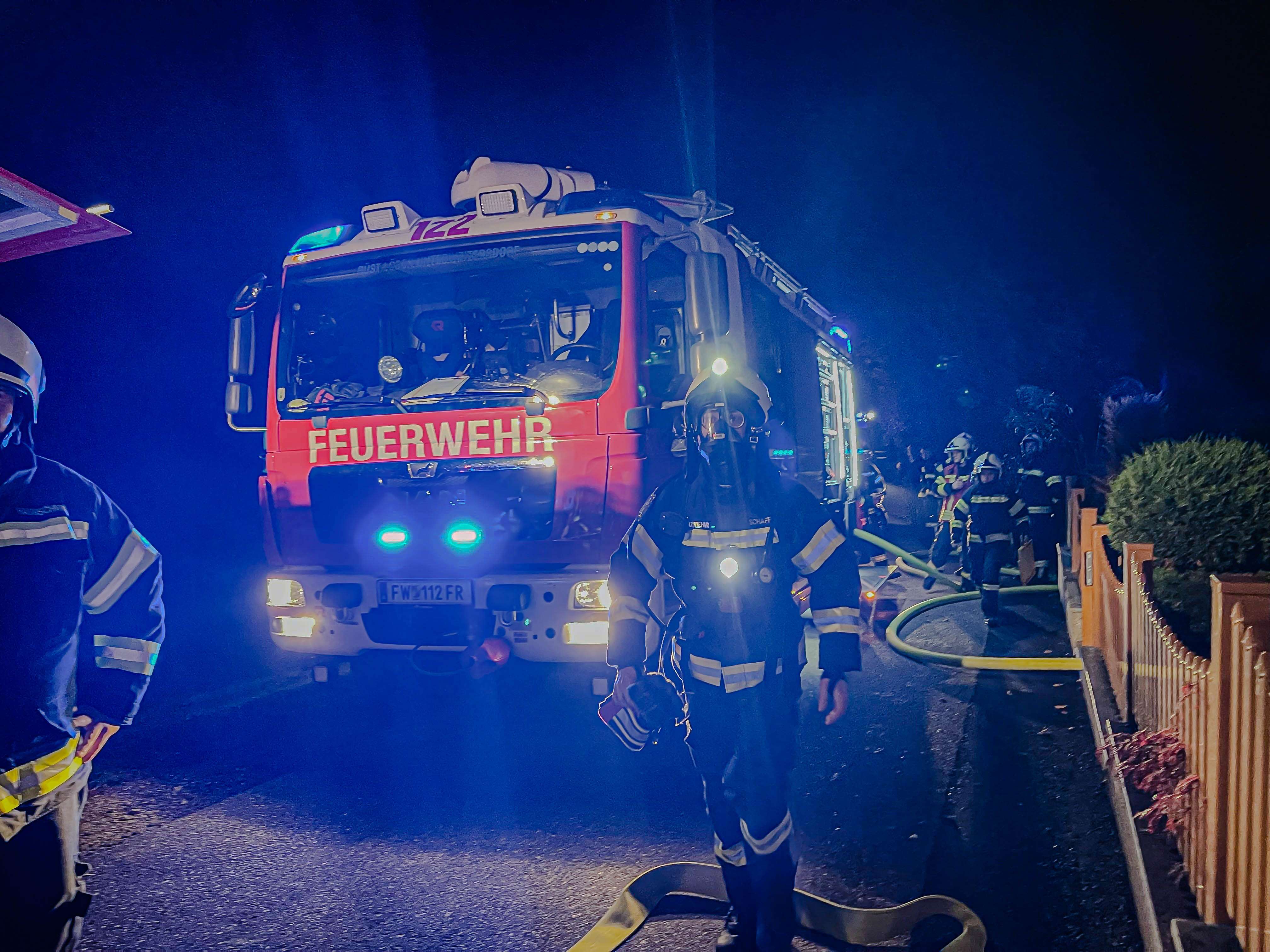 Kellerbrand in Unterweitersdorf