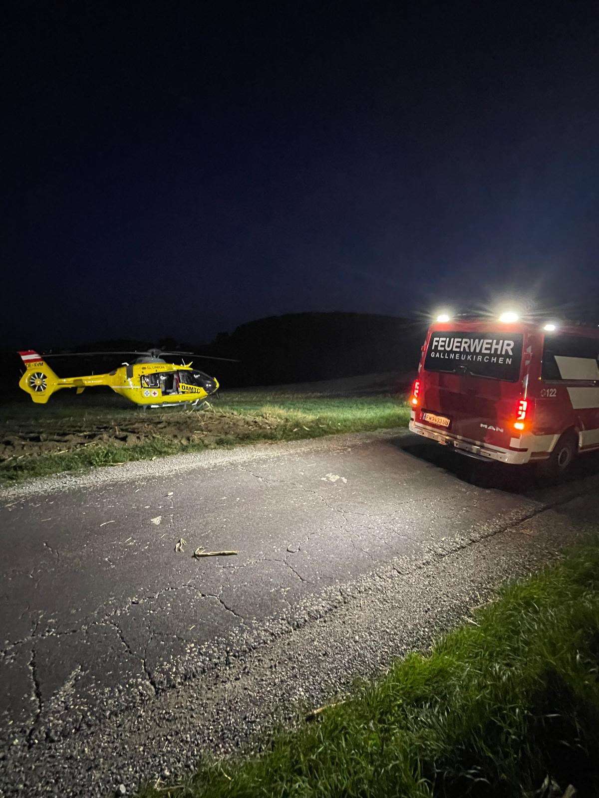 Menschenrettung mittels Drehleiter